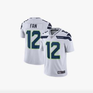 Limited Edition Seahawks Youth 12th Fan White Road Jersey